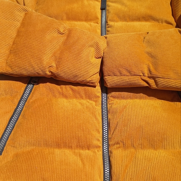 LOLE Kendall Hooded Puffer Jacket Amber Corduroy - Picture 8 of 9